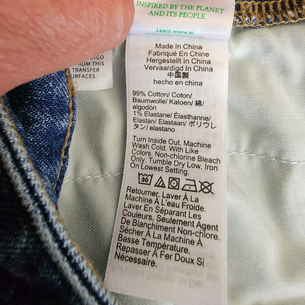 J. CREW High rise Straight Jean with Slant Pockets Size 29 - Picture 8 of 9
